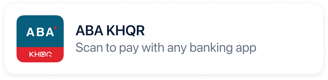 ABA KHQR Payment